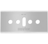 MARTOR 10x Hoja industrial, Cuchillas de recambio Cúter, utilizable 4 veces