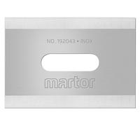 MARTOR 10 x hoja industrial, hojas de recambio Cúter, Cuchillo de seguridad, 18,5 mm, afilado, en dispensador, 4 veces utilizable, No. 192043