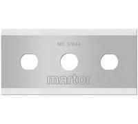 MARTOR 10 x hoja industrial, hojas de recambio Cúter, Cuchillo de seguridad, 18,5 mm, afilado, en dispensador, utilizable 4 veces, No. 92043
