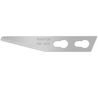 MARTOR 100 x cuchilla gráfica, hojas de recambio, cuchilla artesanal, Escalpelo, desbarbador, 5,7 mm, afilado, un solo uso, nº 629