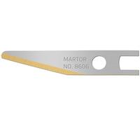 MARTOR 100x Cuchilla gráfica 8606, TiN, redondeada, dispensador