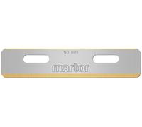 MARTOR 100x Hoja inyectora 889, TiN, inoxidable, Puntas redondeadas