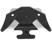 MARTOR 10 x SECUMAX Hoja, Cuchillos de recambio Cúter, Cuchillo de seguridad, 25,8 mm, afilado, 2 veces utilizable, no. 3550