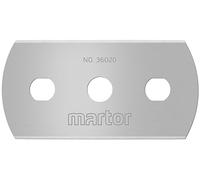 MARTOR 10x Hoja industrial cúter, 22 mm, 4 filos, acero