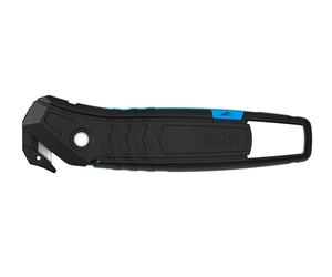 MARTOR Cuchillo de seguridad, Hoja oculta, SECUMAX 350 SE fabricado en 98% de plástico reciclado, Cuchillo de seguridad profesional, ligero, de plástico, Para diestros y zurdos