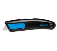 MARTOR Cuchillos de seguridad con retracción de hoja, SECUPRO MEGASAFE, Cúter profesional, aluminio, Para diestros y zurdos, logística