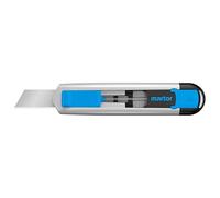 MARTOR Cuchillos de seguridad con retracción de la Hoja, SECUNORM 540, Cúter profesional, Hoja larga, aluminio, Para diestros y zurdos, producción