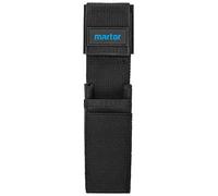 MARTOR Porta-Cuchillos S para Cúteres, Bolsa con 4 Compartimentos para Cuchillos de Seguridad/bolígrafos/Tijeras, con Clip & Cierre de Velcro, Nylon, Negro