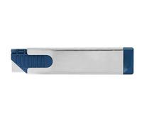 MARTOR SECUNORM HANDY Cúter de Seguridad, Metalodetectable, Cúter | Deslizador ambos lados, acero inoxidable, metalodetectable, hoja 4 posic., cartón & film. No. 447.02