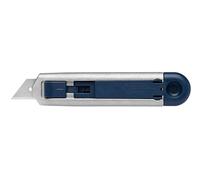 MARTOR Cuchillos de seguridad con retracción de la hoja, SECUNORM PROFI25 MDP, Cúter profesional, aluminio, Para diestros y zurdos, producción