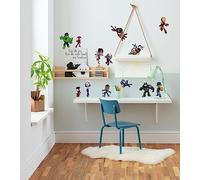 Marvel - Adhesivo decorativo para pared, diseño de Spidey and Friends (50 x 70 cm, 13 unidades), diseño de Spiderman