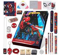 Marvel Calendario Adviento 2021 de Spiderman, Calendario Adviento para Niños, 24 Sorpresas de PapelerÍa Niños