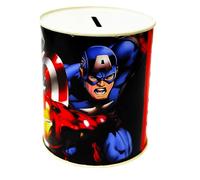 MARVEL Hucha de Los Vengadores, de hojalata de metal, no se puede abrir, 11 x 8 cm, idea de regalo para grandes y pequeños