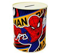 MARVEL Hucha Spiderman 11 x 8 cm de hojalata metálica no se puede abrir, idea regalo