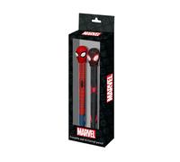 Marvel Comics Set lápiz Eternal y bolígrafo de gel borrable Spiderman Peter – Negro 14 x 23 cm