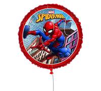 Procos Globo Foil Mylar Marvel Spider-Man Redondo 46 cm (18") con pajita, cinta y pesaje