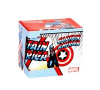 MARVEL - Taza capitán América - Ideal desayuno o merienda con esta taza tan divertida - Porcelana con una capacidad de 350 ml - Idea regalo