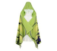 Marvel Toalla de playa para niño con capucha Avengers Spider-Man, toalla de microfibra de 70 x 140 cm, Hulk y Capitán América, poncho de secado rápido para playa y piscina de 3 a 8 años [18216 Verde