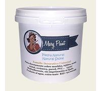 Mary Paint Pintura para Muebles Efecto Chalk Paint,multisuperficie, mate, Blanco Puro - 750ml resistente al desgaste muebles, piel, nautica,cocinas, marmol (Piedra Natural, 750 ml)