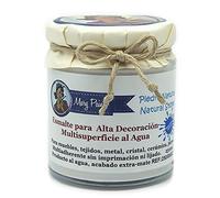 Mary Paint Pintura para Muebles Efecto Chalk Paint,multisuperficie, mate, Blanco Puro - 750ml resistente al desgaste muebles, piel, nautica,cocinas, marmol (Piedra Natural, 250 ml)
