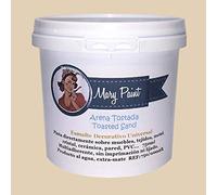 Mary Paint Pintura para Muebles Efecto Chalk Paint,multisuperficie, mate, Blanco Puro - 750ml resistente al desgaste muebles, piel, nautica,cocinas, marmol (Arena Tostada, 750 ml)