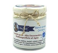 Mary Paint Pintura para Muebles Efecto Chalk Paint,multisuperficie, mate, Blanco Puro - 750ml resistente al desgaste muebles, piel, nautica,cocinas, marmol (Blanco Antiguo, 250 ml)
