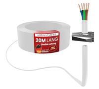 MAS Premium De 5 a 100 m de manguera de plástico H05VV-F 2, 3 o 5 x 0,75; x1; x1,5 o x2,5 y 4G0,75 Cable flexible para dispositivos (H05VV-F 5G1 WS, 20 m)