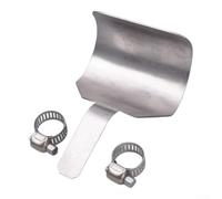 Máscara de soldadura, deflector de calor de acero inoxidable para antorcha de acetileno, barrera contra incendios ahorra energía, 10 x 7 x 5 cm