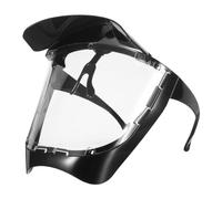 Máscara de Soldadura Transparente Gancho Auricular, Cara Completa | Plástico Ligero y Claro, Visor Amplio, para Talleres y Uso Móvil, Reduce Fatiga y Facilita el Reemplazo