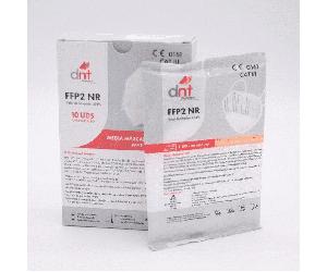Mascarilla autofiltrante VP2 FFP2 NR Vrio Pack 10 unidades blanco - protección respiratoria filtrante