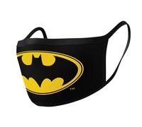 Mascarilla dc comics batman emblema amarillo