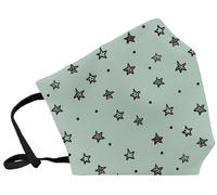 Mascarilla de proteccion reutilizable fuli pequeña talla s estrellas