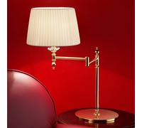 Masiero Lámpara de mesa de latón dorada Grace