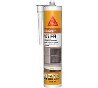 Masilla acrílica especial para Fachada - sikaseal, 107 juntas y fisuras (Sikacryl Pro) - 300 ml, blanco, 525637