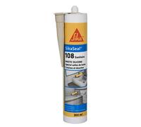 Masilla de silicona Antimoho especial sanitaria - sikaseal 108 sanitaria - gris claro - 300 ml