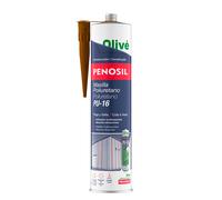 Masilla Poliuretano Marrón Cartucho 300 Ml. Sellador Poliuretano, Sellador Cemento, Ladrillo, Cerámica, Metales
