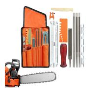 Masoog Afilador de motosierras, juego de afilador de cadena con varias piezas, accesorios para mantenimiento, carpintería, jardinería, trabajos de granja, patio y