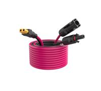 Masreoi XT60F - Cable de extensión fotovoltaico con conectores de panel macho y hembra de bloqueo, funda de PVC y entrada hembra de almacenamiento de energía