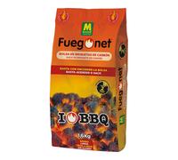 Massó Carbón Instantáneo Bolsa 1.5 kg para Barbacoas y Chimeneas - Encendido Rápido y Limpio