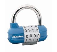 Master Lock 1520EURD Candado con Combinación, Gris, 5,9 x 6,4 x 2,6 cm
