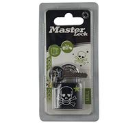 Master Lock 3430EURDSKULL Candado a Llaves Con Estampado de Calavera, Calavera, 5,3 x 3 x 1,5 cm