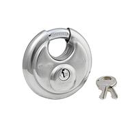 Master Lock 40 Kadpf redondo candado con grillete apantallado, acero inoxidable