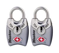 Master Lock 4689T Cerradura con Llave, Los Colores Pueden Variar, 2 unidades
