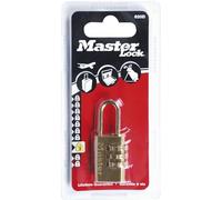 Master Lock 620EURD Candado con Combinación Personalizable de Aluminio Macizo, Dorado, 5.6 x 3 x 1.4 cm