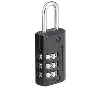 Master Lock 646EURD Candado con Combinación y Cuerpo de Zinc, Negro, 6,3 x 2 x 1 cm