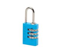 Master Lock 7620EURDCOLCC Candado con combinación personalizable y cuerpo de aluminio, Color Aleatorio, 2 x 5.5 x 0.9 cm