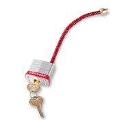 Master Lock 7C5RED Candado compacto para disyuntor, Arco 12,7 cm