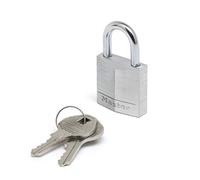 Master Lock 9130EURDCC Candado con Llave con cuerpo de aluminio macizo, Negro, 3 x 5.2 x 1.6 cm