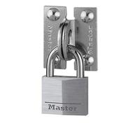 Master Lock 914060REURD Set de Argollas Planos y Candado en ángulo, Plateado