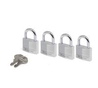 Master lock 9140eurqnop - candado con llave (aluminio macizo, 4 x 5,9